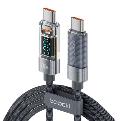 Attēls no Toocki Charging Cable Type-C / 1m / 100W