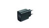 Picture of Travel Charger 12W 2xUSB By Fonex Black