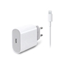 Picture of Ładowarka Fonex Travel Charger Type-C PD 20W+Lightning Cable 1m By Fonex White