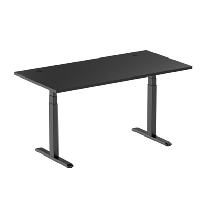 Attēls no Adjustable Height Table Up Up Thor Black, Table top M Black