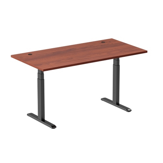 Picture of Adjustable Height Table Up Up Thor Black, Table top M Dark Walnut