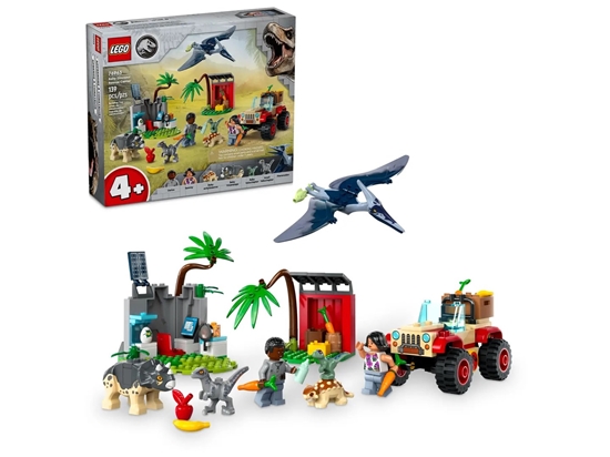 Изображение LEGO JURASSIC WORLD 76963 BABY DINOSAUR RESCUE CENTER