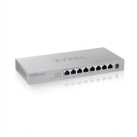 Изображение ZYXEL MG-108 8 PORTS DESKTOP 2,5G MULTIGIG UNMANAGED SWITCH