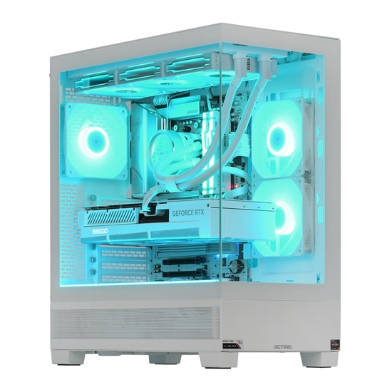 Picture of Actina 5901443383949 PC AMD Ryzen™ 7 7800X3D 32 GB DDR5-SDRAM 1 TB SSD NVIDIA GeForce RTX 4070 Ti Super Midi Tower White