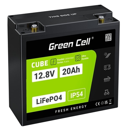 Picture of Akumulator CUBE LiFePO4 20Ah 12V/12.8V 256Wh 