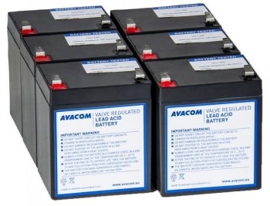 Picture of AVACOM BATTERY KIT FOR RBC141 (6PCS OF BATTERIES)