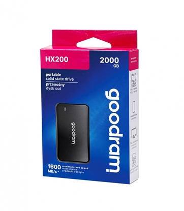 Attēls no Goodram SSDPR-HX200-2K0 External SSD 2TB