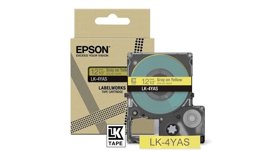 Изображение Epson LK-4YAS Grey, Yellow