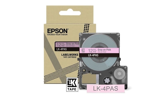 Picture of Epson LK-4PAS Grey, Pink