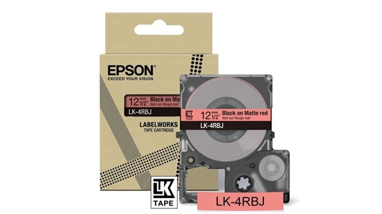 Picture of Epson LK-4RBJ Black, Red