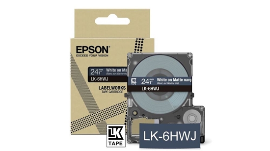 Изображение Epson LK-5HWJ Navy, White