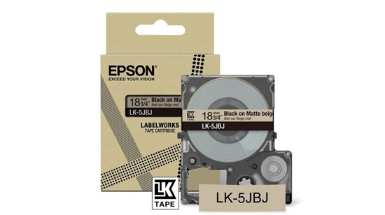 Изображение Epson LK-5JBJ Beige, Black