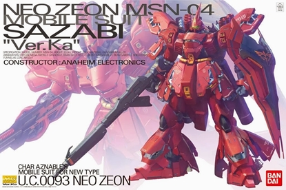 Изображение Figurka kolekcjonerska BANDAI MG 1/100 MSN-04 SAZABI Ver.Ka 18cm