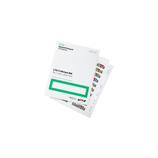 Изображение HPE LTO-9 RW Bar Code Label Pack