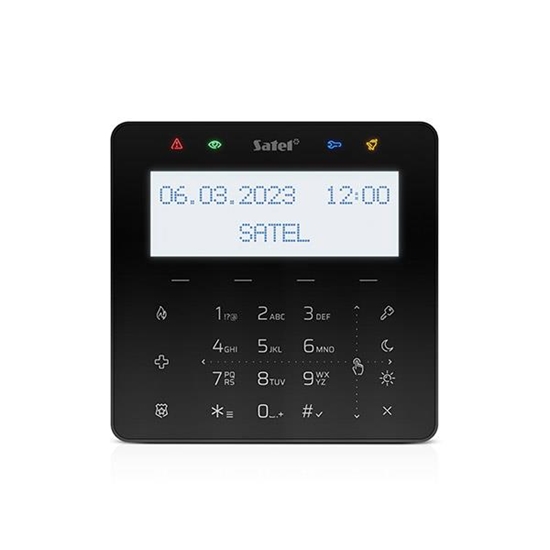 Picture of KEYPAD LCD SENSORIC/INTEGRA INT-KSG2R-B SATEL