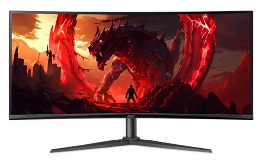 Изображение LCD Monitor|ACER|UM.CX0EE.H01|34"|Gaming/Curved/21 : 9|Panel VA|3440x1440|21:9|100Hz|Matte|1 ms|Height adjustable|Tilt|Colour Black|UM.CX0EE.H01