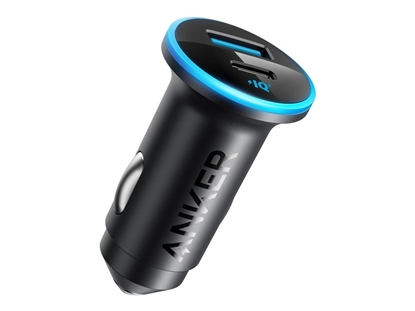 Изображение MOBILE CHARGER CAR POWERDRIVE/2 BLACK+BLUE A2735G11 ANKER