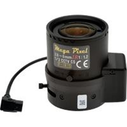 Изображение NET CAMERA ACC LENS 2.8-8MM/CS VARIFOCAL 5800-671 AXIS