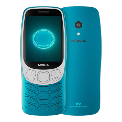 Attēls no Nokia | 3210 4G (2024) | Scuba Blue | 2.4 " | 128 MB | 64 MB | Dual SIM | Bluetooth | 5.0 | USB version USB Type-C | Main camera resolution 2 MP | 1450 mAh