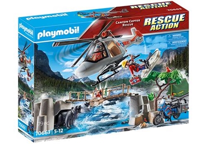 Picture of Playmobil Misja śmigłowca w kanionie (70663)