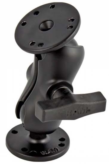 Picture of RAM Mounts Universal Double Ball Mount with Two Round Plates