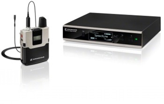 Picture of SENNHEISER SL LAVALIER SET DW-3-EU R, LAVALIER SET, INCLUDES MKE 1, STATIONARY RECEIVER, POWER PACK, BODYPACK TRANSMITTER, GA 4, DIGITAL, 1.9 GHZ