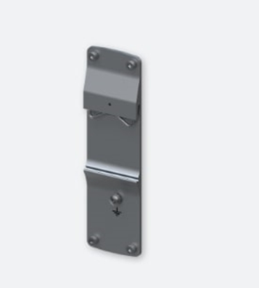 Attēls no TELTONIKA TSW1 REAR PANEL WITH DIN RAIL HOLDER