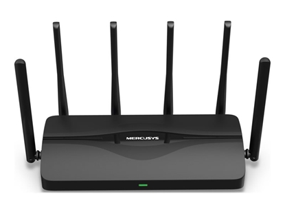 Attēls no Wireless Router|MERCUSYS|Router|IEEE 802.11a/b/g|IEEE 802.11n|IEEE 802.11ac|IEEE 802.11ax|3x2.5GbE|LAN \ WAN ports 1|Number of antennas 6|MR47BE