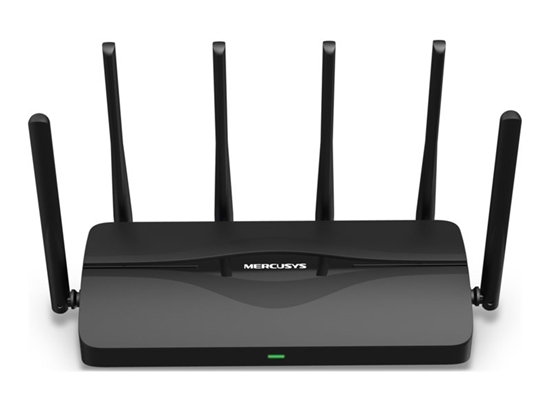 Изображение Wireless Router|MERCUSYS|Router|IEEE 802.11a/b/g|IEEE 802.11n|IEEE 802.11ac|IEEE 802.11ax|3x2.5GbE|LAN \ WAN ports 1|Number of antennas 6|MR47BE