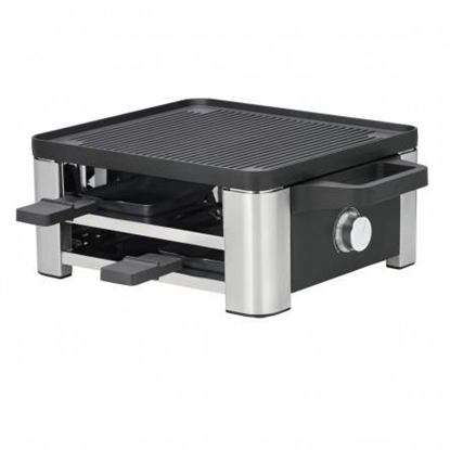 Изображение WMF 61.3024.5155 raclette grill 4 person(s) Black, Stainless steel