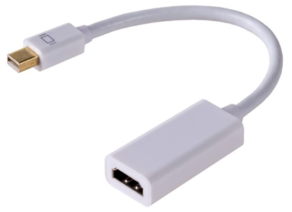 Picture of Fusion adapteris mini DisplayPort uz HDMI balts