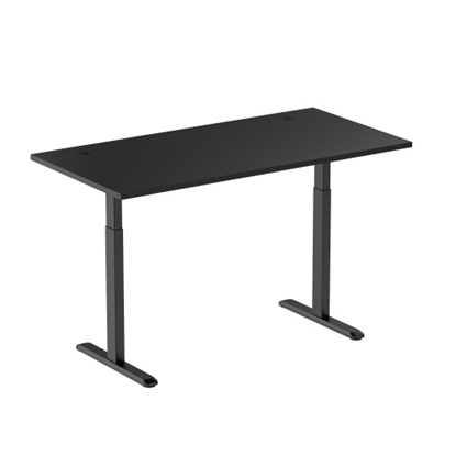 Attēls no Adjustable Height Table Up Up Bjorn Black, Table top L Black