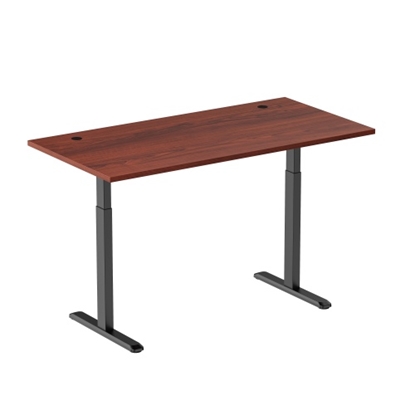 Attēls no Adjustable Height Table Up Up Bjorn Black, Table top L Dark Walnut