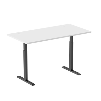 Изображение Adjustable Height Table Up Up Bjorn Black, Table top M White