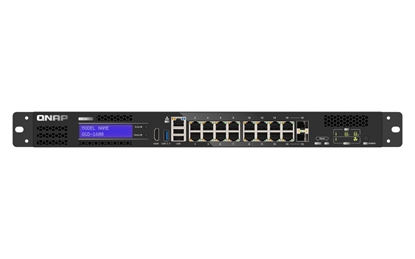 Изображение QNAP QGD-1600 Managed Gigabit Ethernet (10/100/1000) 1U Black, Grey