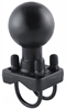 Picture of RAM Mounts Double U-Bolt Ball Base for 1" - 1.25" Rails