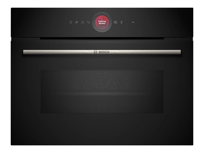 Attēls no Bosch Compact Oven with Microwave function | CMG7241B1 | 45 L | Electric | Hydrolytic | Electronic | Height 45.5 cm | Width 59.4 cm | Black