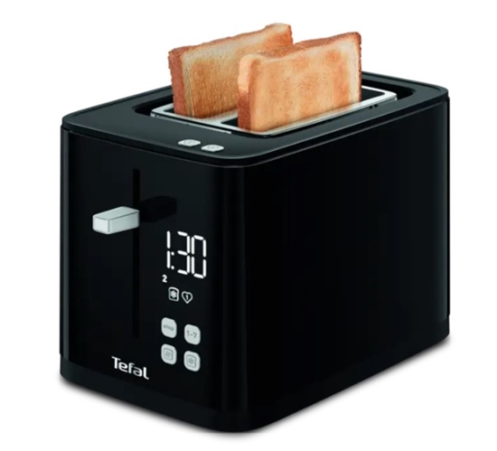 Изображение TEFAL Toaster | TT6408 | Power 850 W | Number of slots 2 | Housing material Plastic | Black