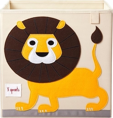 Picture of 3 Sprouts 3 Sprouts - Storage Box - Yellow Lion /Furniture /Yellow Lion