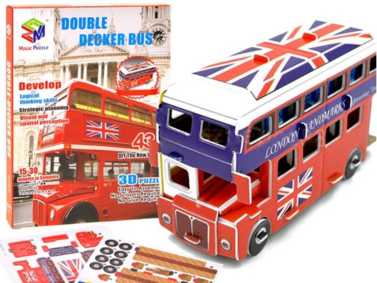 Picture of 3D dėlionė Londono autobusas