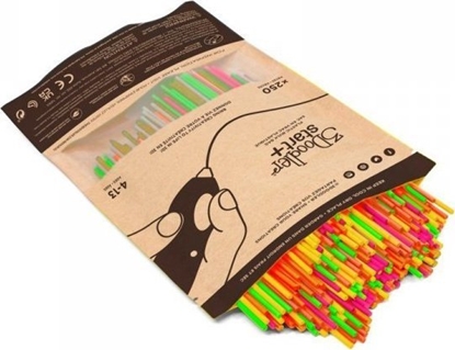 Attēls no 3Doodler 3DOODLER START FILAMENT ECO 2.5MM, 250 SZTUK, 5 KOLORÓW (NEON CZERW,POM,ZIEL,RÓŻ,ZÓŁĆ), NEON GLOW 3DS-ECO-MIX3-250