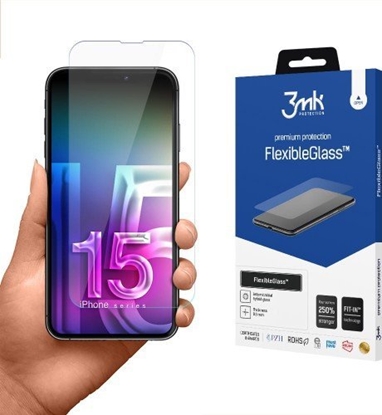 Изображение 3MK FlexibleGlass iPhone 15 Pro Max 6.7" Szkło Hybrydowe