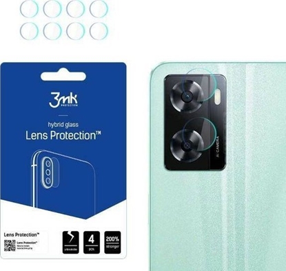 Picture of 3MK Szkło hybrydowe na obiektyw aparatu 3MK Lens Protect Oppo A57/A57e/A57s [4 PACK]