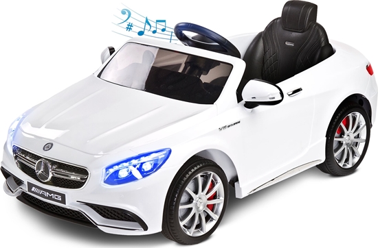 Picture of 4Baby SAMOCHÓD NA AKUMULATOR TOYZ MERCEDES-BENZ S63 AMG - WHITE