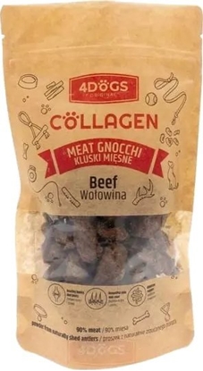 Attēls no 4DOGS 4Dogs Przysmak Dla Psa Kluski Wołowina Poroże 100g