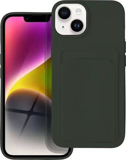 Изображение 4kom.pl Futerał CARD CASE do IPHONE 14 zielony