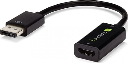 Изображение Adapter AV Techly DisplayPort - HDMI czarny (IADAP DP-HDMIF8K)