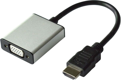 Изображение Adapter AV Value HDMI - D-Sub (VGA) + Jack 3.5mm srebrny (12.99.3119)