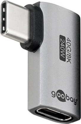 Изображение Adapter USB Goobay Adapter USB-C poziomy 90, USB4