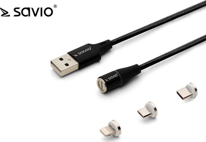 Attēls no Adapter USB Savio Czarny  (1_790988)